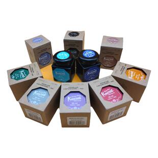 德国进口kaweco彩色墨水黑蓝橙红紫咖绿灰不堵笔钢笔书写染料50ml