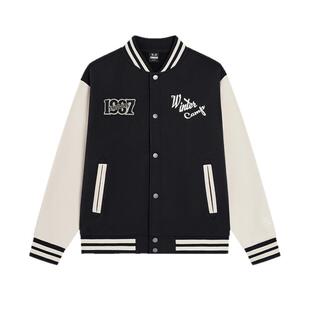 特步夹克外套2025秋冬新款休闲潮流百搭男子运动茄克976429060453