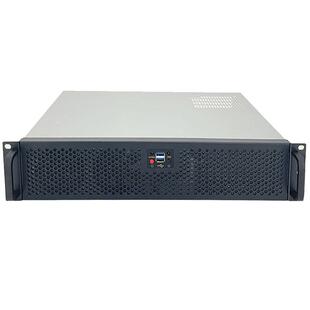恒煜2U-300工控服务器机箱30cm深短箱监控录像机MATX板ATX机箱