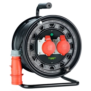 守护者移动电缆卷线盘绕线50米380V工业五芯插座带线4SG330165