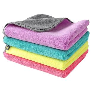 抹布吸水不掉毛厨房专用洗碗布办公室擦桌子商用餐饮酒店保洁毛巾