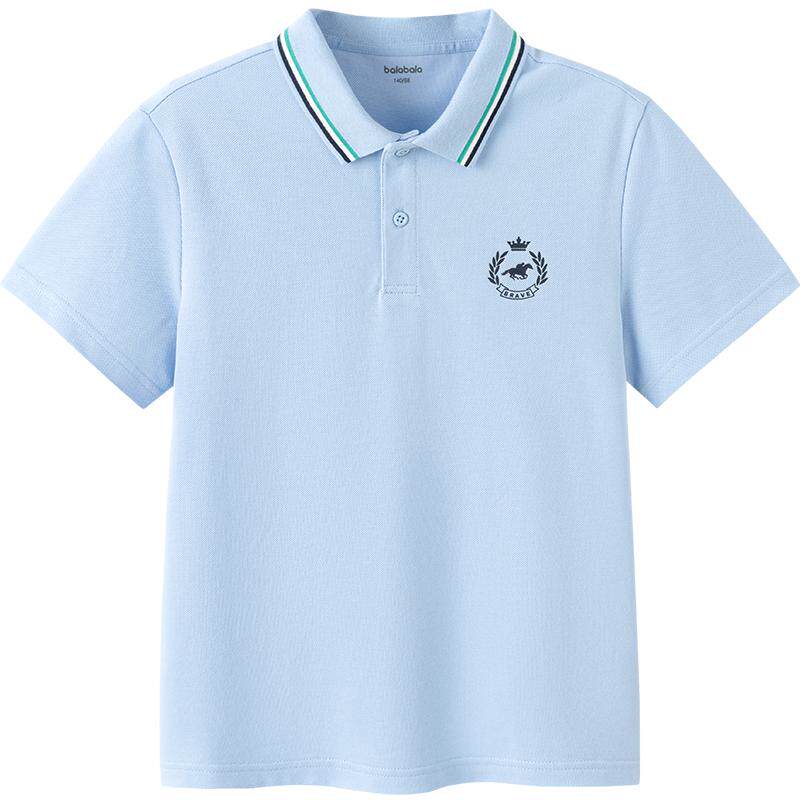 巴拉巴拉童装男童短袖t恤儿童2026夏季新款POLO衫凉感速干上衣潮