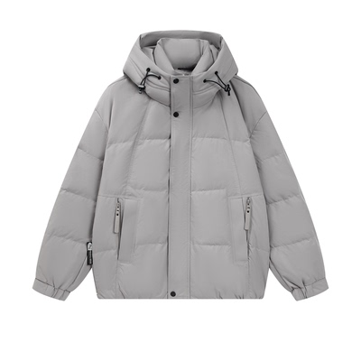 冬季男士短款加厚保暖立领羽绒服