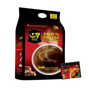 【自营】中原G7黑咖啡美式速溶纯黑咖啡粉健身燃提神进口咖啡早餐