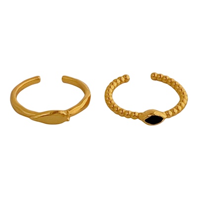 ABOAB戒指轻奢原创轻奢925银珐琅