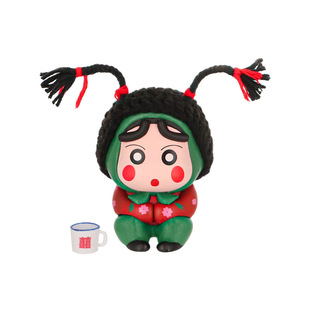 汽车摆件翠花村花蜡笔小新创意车载网红装饰车顶车尾搞怪公仔挂件