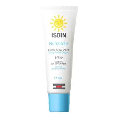 ISDIN/怡思丁防晒面霜爱肤呵护防晒水加滋润天然温和不刺激spf30