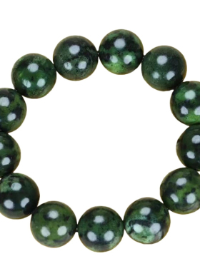 天然西藏玉药王石活磁能量项链