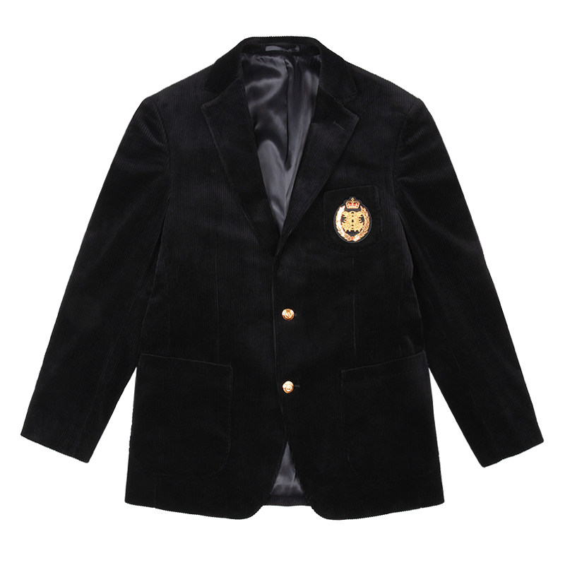 雷迪波尔灯芯绒修身休闲西服外套