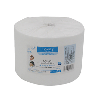 爱柔洁面巾刘涛一次性洗脸巾纯棉美容专用柔巾全棉毛巾化妆棉3卷