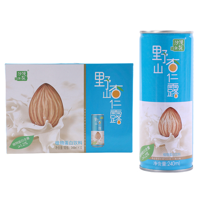 内蒙古沙漠之花杏仁植物蛋白饮料