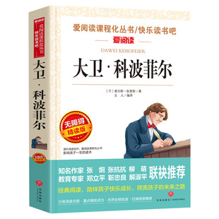 大卫·科波菲尔 爱阅读名著课程化丛书青少年初中小学生四五六七八九年级上下册必课外阅读物故事书籍快乐读书吧老师推荐正版