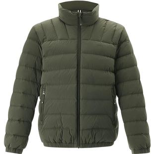 【排骨鹅绒服】Hazzys哈吉斯冬男士立领休闲保暖面包羽绒服中厚款