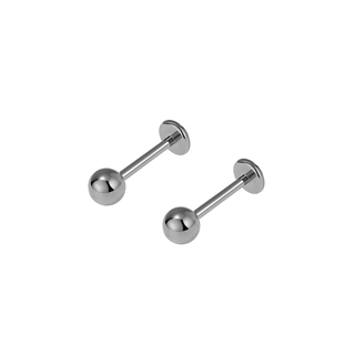 医用F136钛合金耳钉养耳洞男女极小耳骨钉睡觉免摘螺丝拧扣耳蜗钉