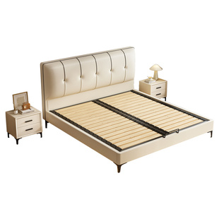 全实木小户型齐边床钢木排骨架床可定制任意尺寸床架家用卧室