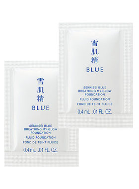 【U先试用】雪肌精BLUE精华粉底液片装（共2片）试色装