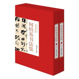 何绍基书法集【精装彩印礼盒16开共2卷】行书联隶书联篆书联太上黄庭内景玉经册诗稿临张迁碑何绍基行书临争座位何绍基书法精品集