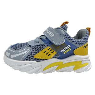 托米福儿童鞋1-3岁男女卡通时尚女童运动鞋男童网面透气学步鞋