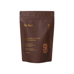 soacai可可榛子巧克力烘焙燕麦片酸奶碗配料坚果榛果燕麦谷物脆