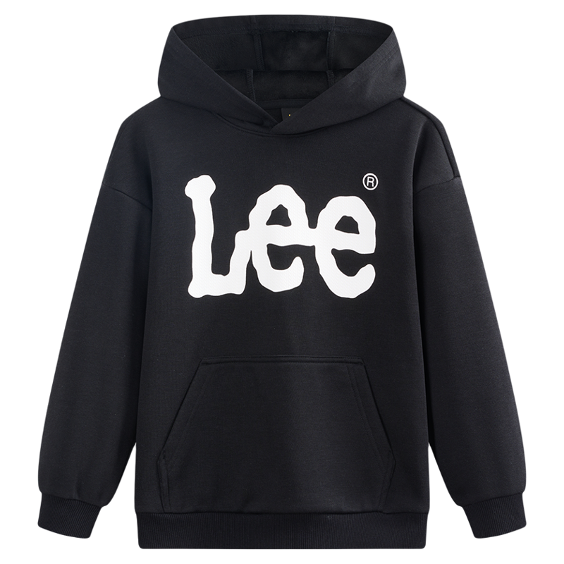 LeeKids男童加绒连帽卫衣秋冬