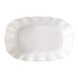 怀瑾鱼盘家用蒸鱼专用盘子高级感2026新款长方形家用陶瓷大号盘子