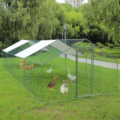 。鸡棚鸡笼家用大号特大自家养鸽子鸡b窝棚围栏搭建防雨养殖户外