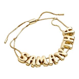 【新年礼物】TENCOO光感滑块字母手链定制字母抽绳盒子链小众手饰