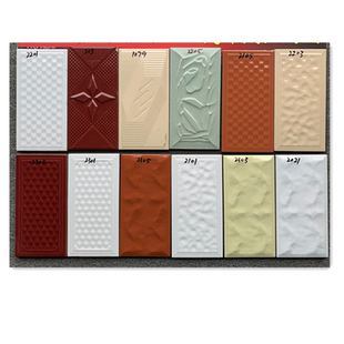 外墙釉面砖室外双龙白色手指印瓷砖乡村老式瓷砖100×200外墙瓷砖