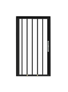 pc透明厨房通燃气折叠门空调隔断