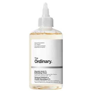 【自营】TheOrdinary7%果酸爽肤水甘醇酸化妆水240ml去闭口提亮