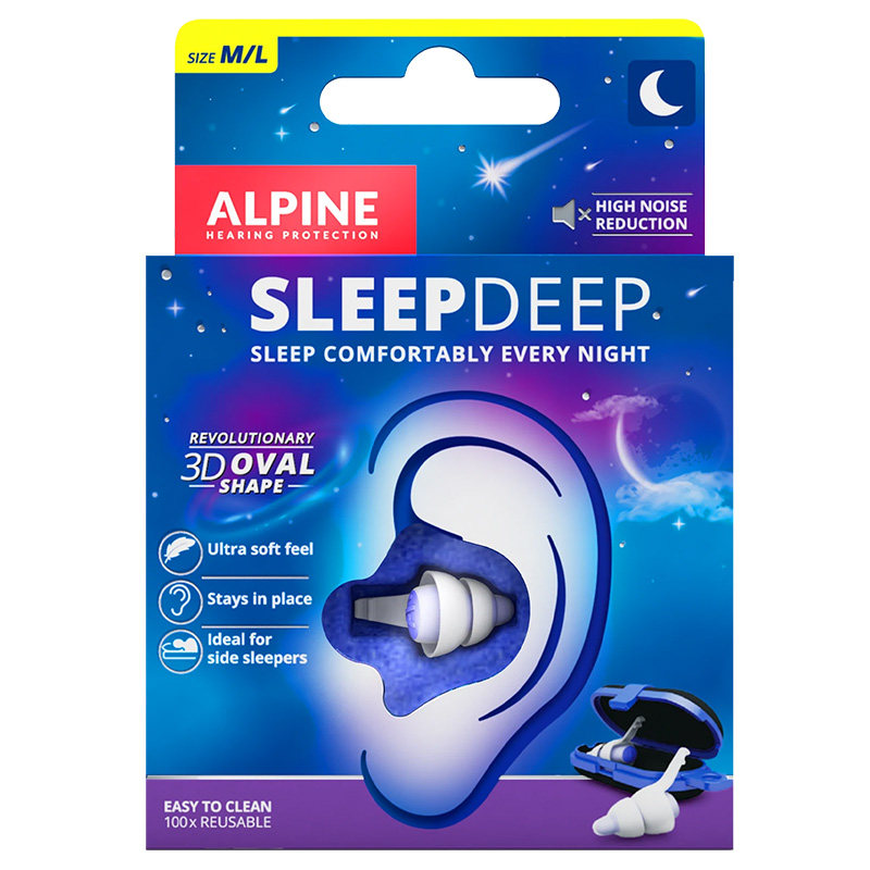 ALpine sleepdeep睡眠耳塞睡觉降噪音防呼噜打鼾隔音静音学习