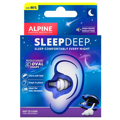 ALpine睡眠耳塞降噪防呼噜宿舍