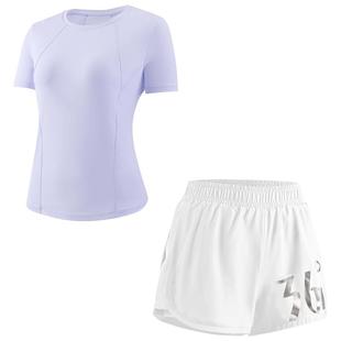 361运动套装女夏季短袖t恤透气速干晨跑服马拉松健身短裤跑步套装