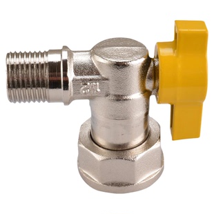 燃气表用转换接头M30转4分内外丝变径煤气表天然气管直角弯头开关