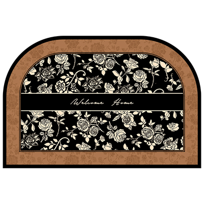 入户门地垫丝圈中古风复古高级感