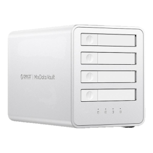 奥睿科全闪硬盘柜磁盘阵列柜40Gbps固态硬盘外接盒高速拓展读卡器