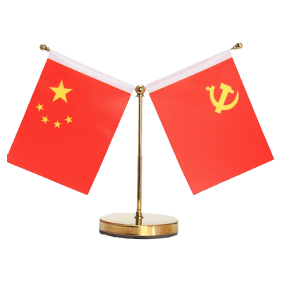 汽车车载国旗摆件车内摆件