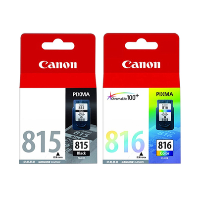 原装佳能815黑色816彩色墨盒