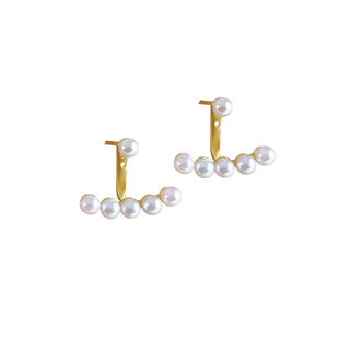 我的后半生刘丽娜梅婷同款耳环一款两戴珍珠耳钉高级感气质耳饰