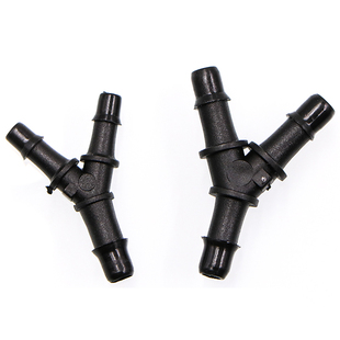 喷绘压电写真机墨管转换头Y型三通接头分流管转接头配件厂家生产