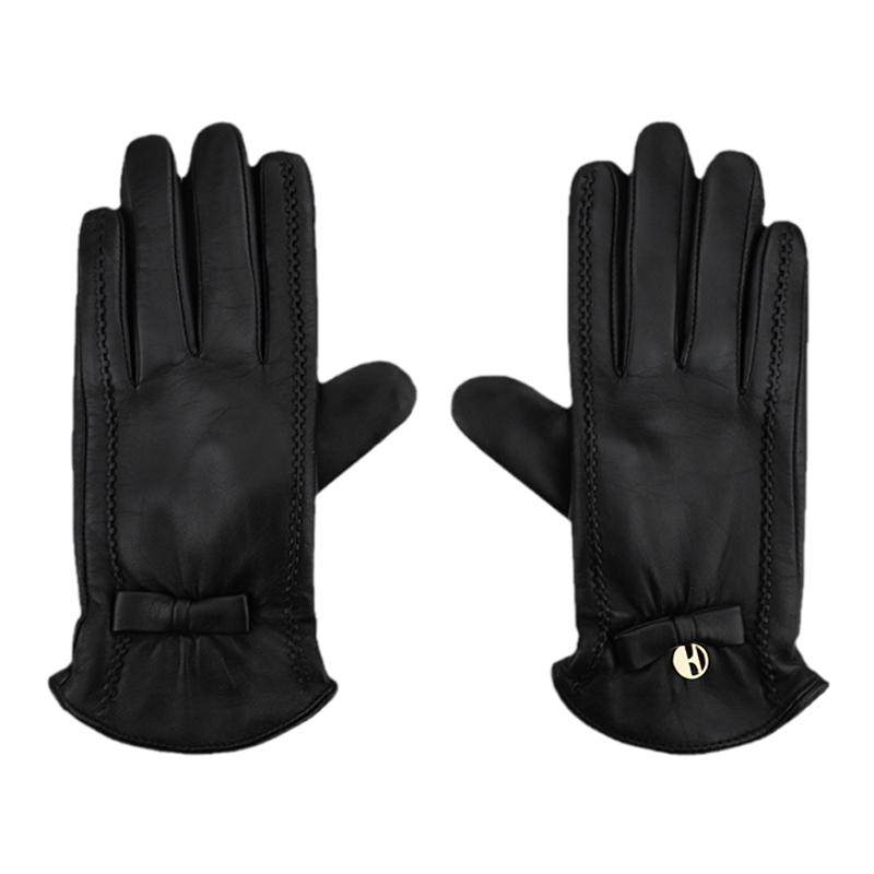 ELLE女士真皮分指手套礼盒装