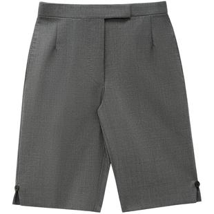[12期免息]THOM BROWNE 女士针织羊毛百慕大短裤休闲裤