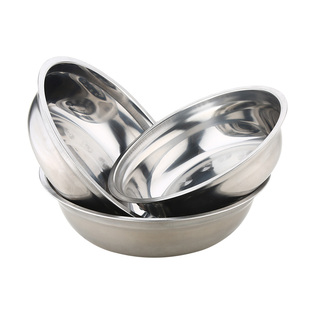 5个包邮厚不锈钢汤盆汤碗食堂不锈钢多用盆幼儿园小盆吃饭碗菜盆