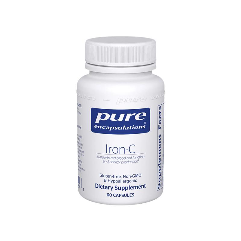 PureEncapsulations维C铁胶囊