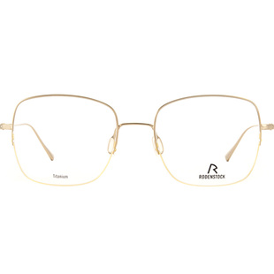 罗敦司得RODENSTOCK眼镜架半框男女时尚休闲超轻全钛近视框R7116
