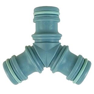 德奥大号三奶嘴三通4分6分1寸软管Y形三通快速接头水管分水分流器