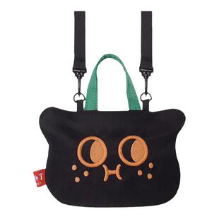 三色补丁猫咪小包包女2025夏季小众设计手机包百搭卡通可爱斜挎包