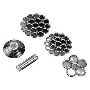 鲜花插花固定神器透明花瓶多用螺旋底座辅助器欧式花艺鲜花固定器