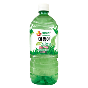 健桥芦荟汁饮料库拉索芦荟0脂大餐解腻大瓶整箱瓶装芦荟粒0脂