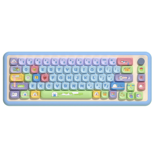 上班蛋蛋 可爱卡通MCA高度键帽  75 82 84 87 98键盘按键